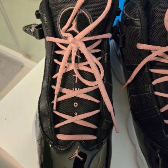 Jordan 6 Rings Black Rust Pink 1:1 US Men Size 11.5 - Picture 6 of 7